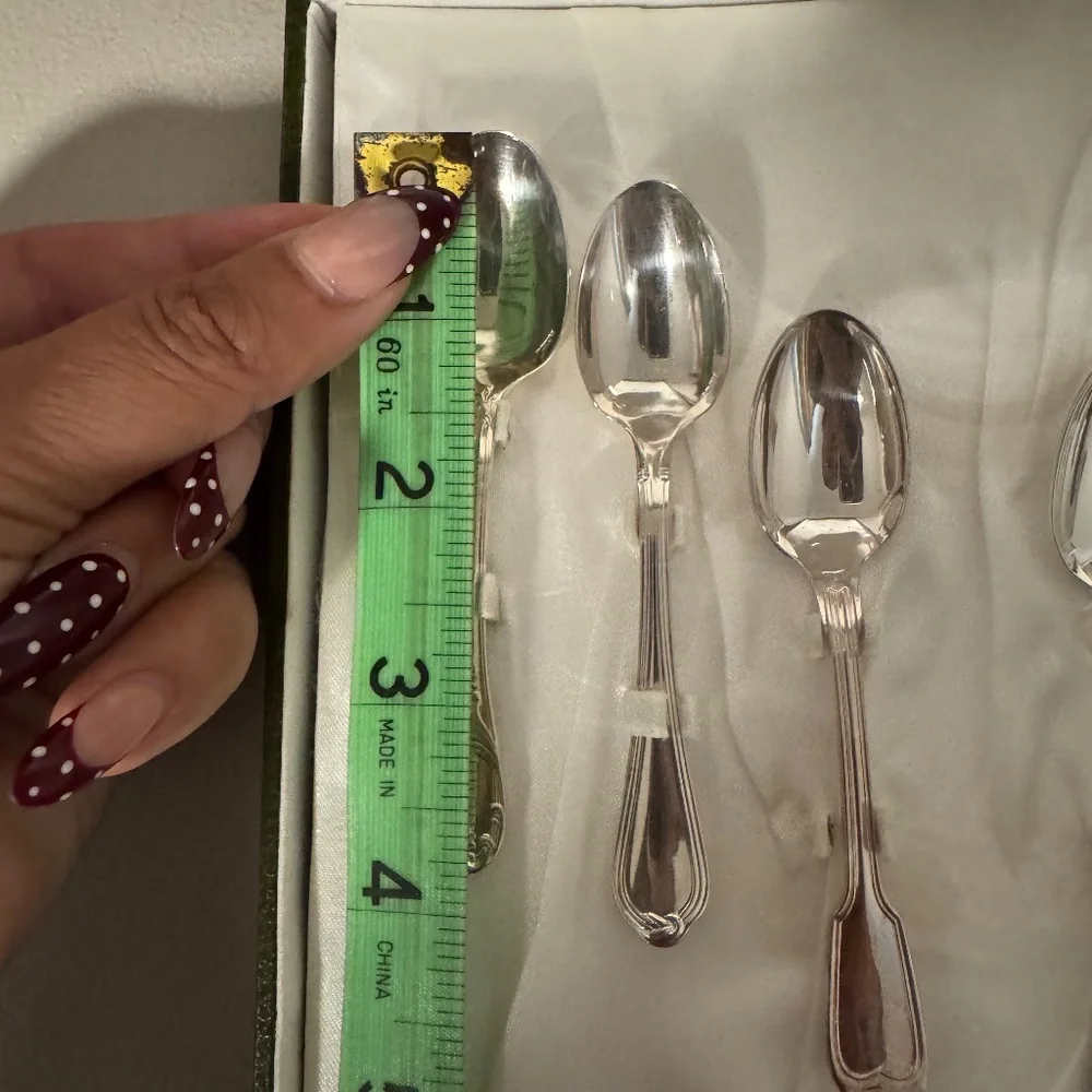 Vintage Christofle‎ Paris set of 6 teaspoons